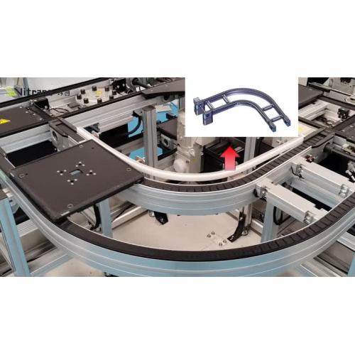 Accumulated Pallet Curve for Factory Belt Conveyor