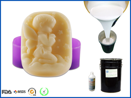 Silicone para molde de cura por condensação para fabricação de sabão: silicone especial RTV-2 para sabonete artístico de processo a frio