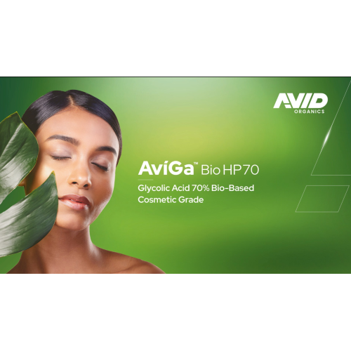 Sustainable Alternative — Avid Organics Launches Bio-based Glycolic Acid