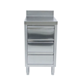 Stainless Steel Three Drawer Cabinet with Splash Back for Hotel & Restaurant Supplies1