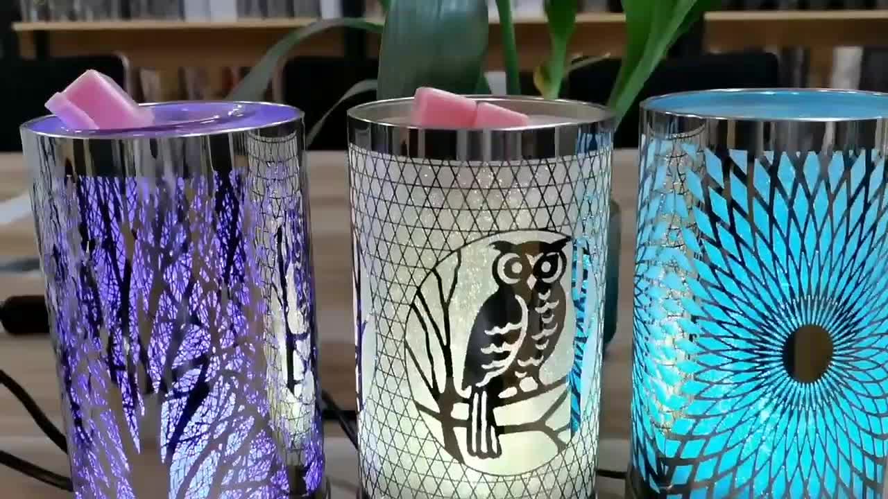 Wax smeltverwarming Elektrische brandende wasbrander elektrische etherische olie warmer wierookwas smelt aroma decoratieve lamp1