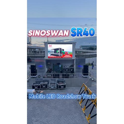 SR40 Mobiler LED-Roadshow-Truck in Tansania | 6,79×3m Bühne + 3,2×1,92m LED-Bildschirm