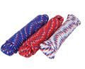 1/4 Inch Diamond Braid Polypropylene Rope - Nylon Poly Rope for All-Purpose Utility and Tie-Down Applications1