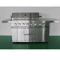 Commercial Stainless Steel Free-standing BBQ Grills Island Kitchen Cabinets With Side Burner1