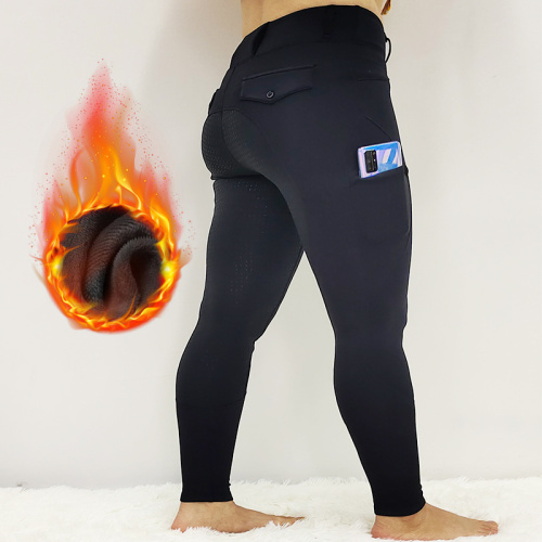 Winter High Waist Brushed Equestrian Leggings 