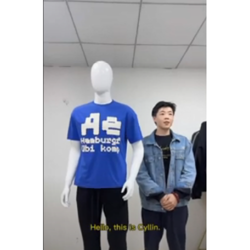 새로운 도착 3D 퍼프 프린트 티셔츠