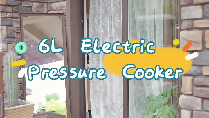 6L Electric pressure cooker