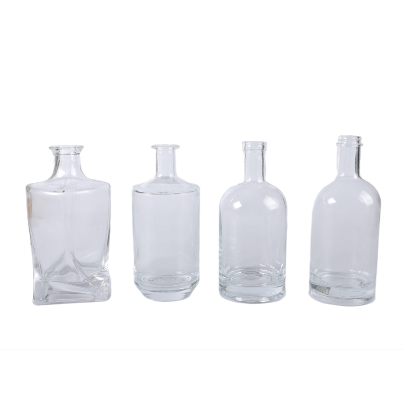 Garrafas de bebidas espirituosas garrafas de vidro personalizadas