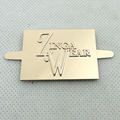 Custom Rectangle Furniture Letter Tags with Gold Soft Hardware and Brand Logos1