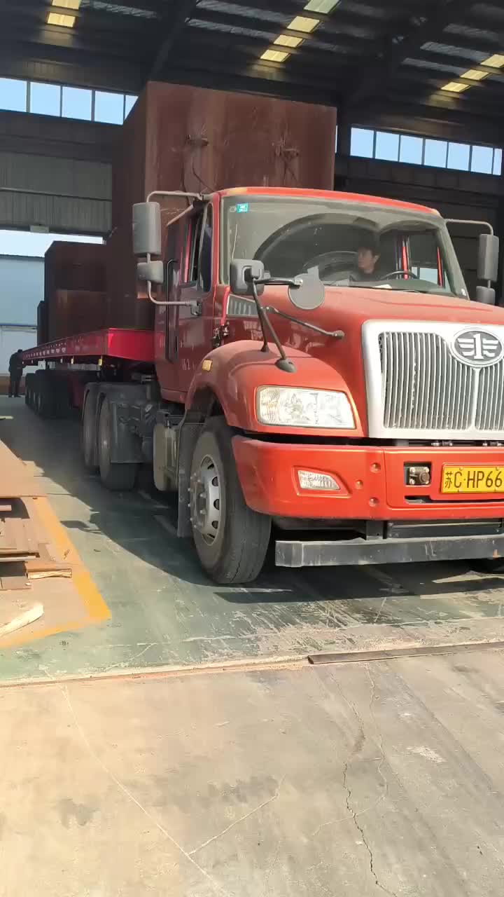 Telescopic trailer heavy load test5