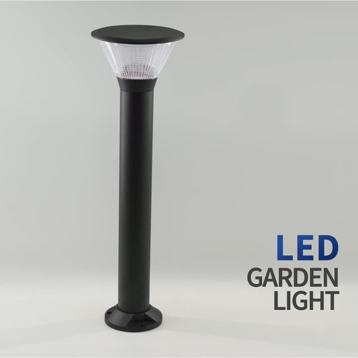 luz de jardín de bolardos LED