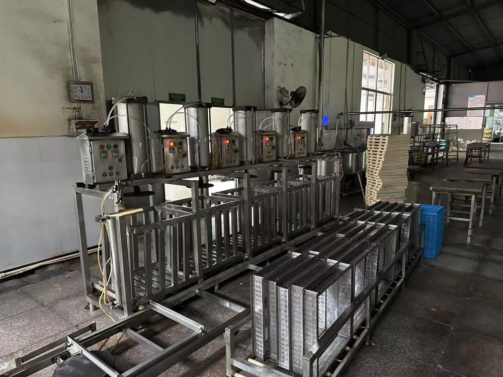 Inside the factory