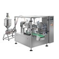 High Efficiency Multifunction Packaging Stand-Up Pouch Filling Machine for Yogurt, Milk, and Juice1