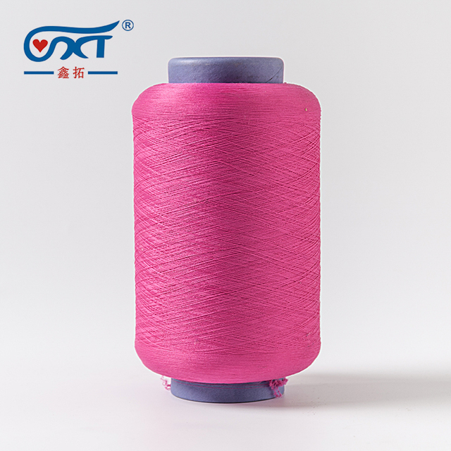 Bright Color Single Covered Filament Yarn SCY Nylon Spandex Yarn For Seamless Knitting