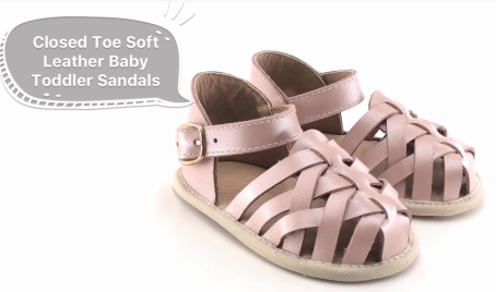 Closed Toe Baby Summer Sandals Girl