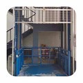 Small Portable Vertical Hydraulic Electric Chain Cargo Lift Platform for 2 Ton Goods - Warehouse Elevator Price1