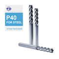 Tg Side Head Steel Milling Cutter with AlCrSiN Coating, 4 Flute, Flat Endmill1