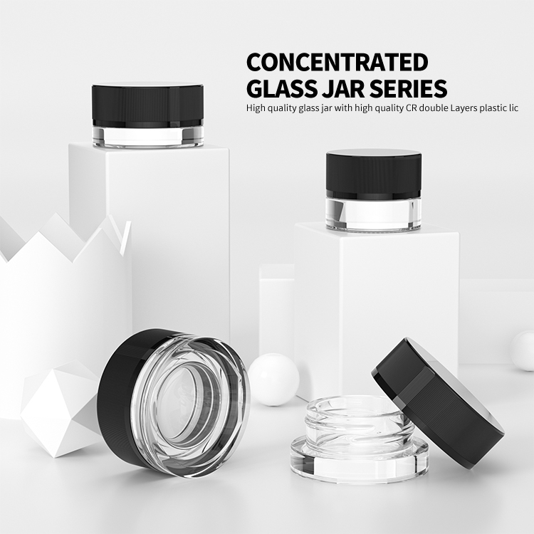 glass concentrate jar