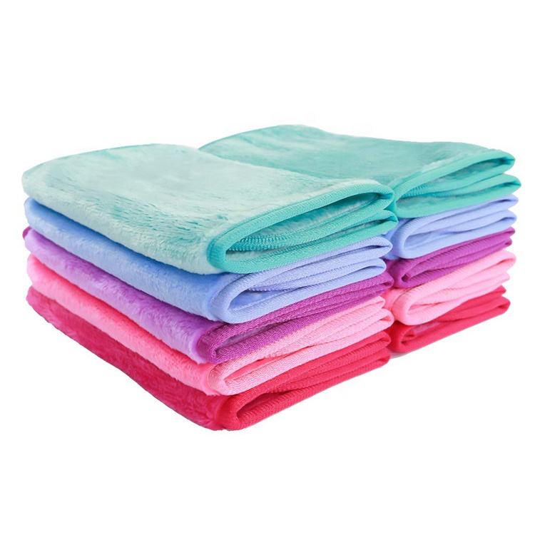 Soft Reusable Microfiber Facial Makeup Remover Towel