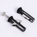 Black Bathroom Fitting Kit: Screw Bolts and Wall-Mounted Basin Fixing Kits1