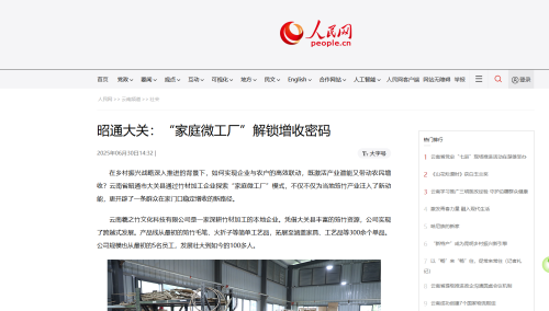 昭通大关：“家庭微工厂”解锁增收密码