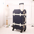 Vintage Retro Trolley Luggage: Classic Spinner Wheel Suitcase for Men and Women1