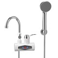 Customizable 110V/220V Electric Shower Faucet in Stainless Steel: Quick Heating Small Home Appliance1