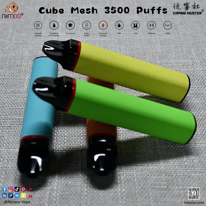 Vape lưới cube 3500