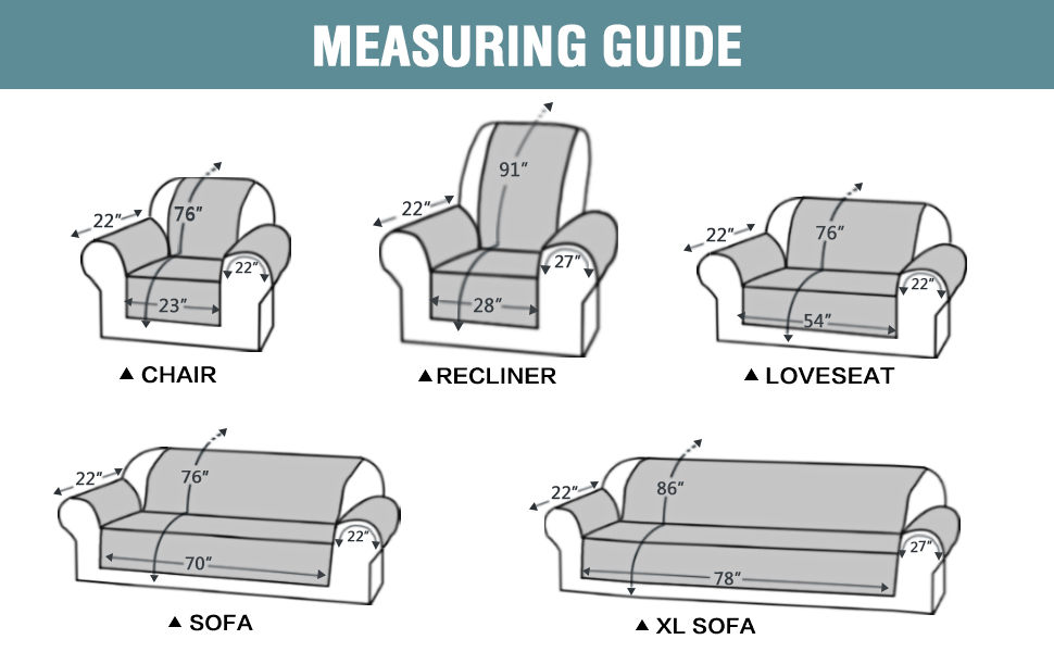 Anti-Slip Small Recliner Slipcovers