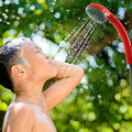 Portable Shower Kit for Camping, Beach, and Outdoor Use - Rechargeable Battery Included1