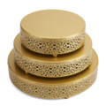 Wholesale Round Metal Cake Stands for Wedding and Events1