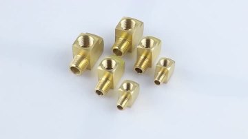 Brass Barstock Street Tee Pipe Hose Fitting