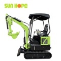 CE Certified Small Digger Excavator Spare Parts with Swing Boom and Telescopic Tracks for Europe1