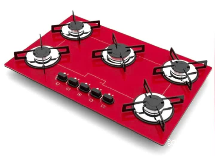 Red Gas Stove