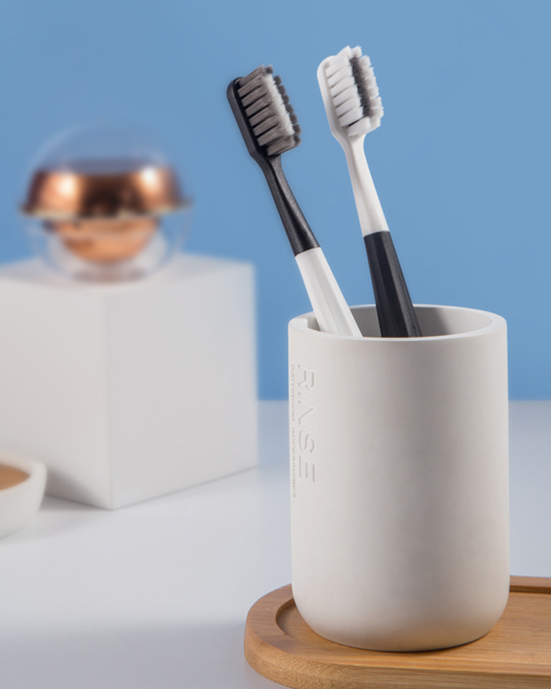 Adult soft bristled toothbrush