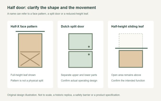 Barn Door, Half Door or Dutch Door: Clarify the Design