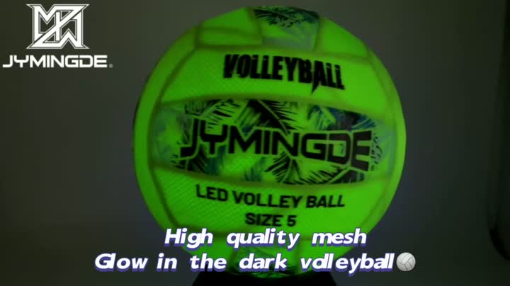 hoogwaardige maat 5 mesh gloed in de donkere volleybal