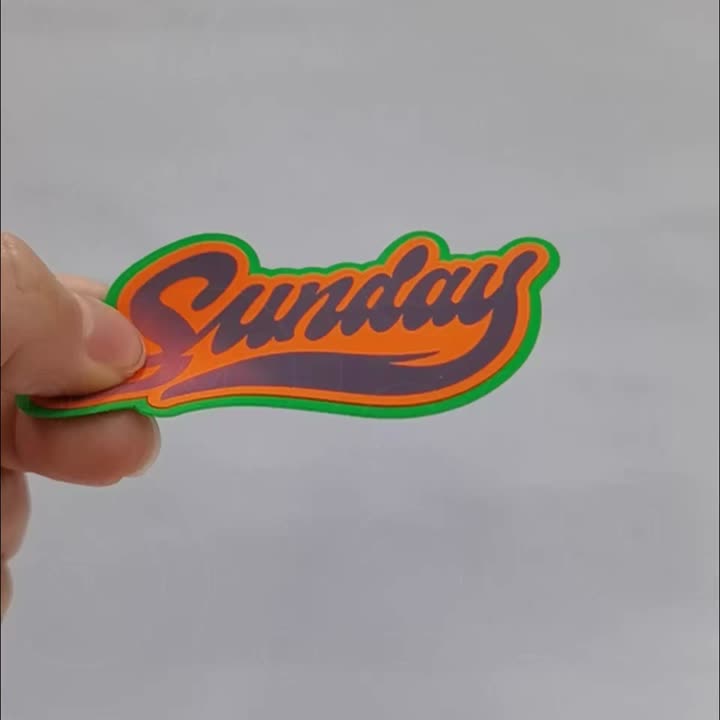 Label pemindahan silikon berbilang warna pembolehubah suhu