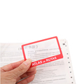 Portable PVC Bookmarks Sheet Magnifier for 3x Reading Magnification1