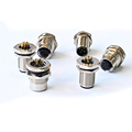 Factory Direct M12 Connector 4/5/8 Core Shielded Waterproof Cable - Male/Female Straight Plug 2m1