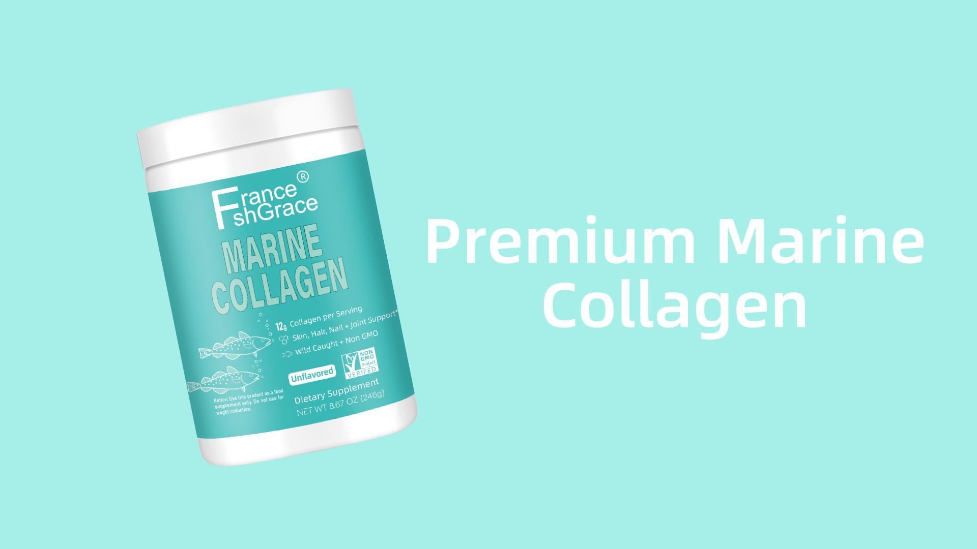 Collagen Peptides Powder - Grass Fed Collagen Peptides for Hair, Nail, Skin, Bone & Joint Health, Unflavored,