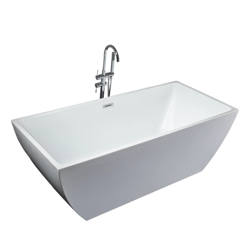 Right Drain Freestanding Bathtub