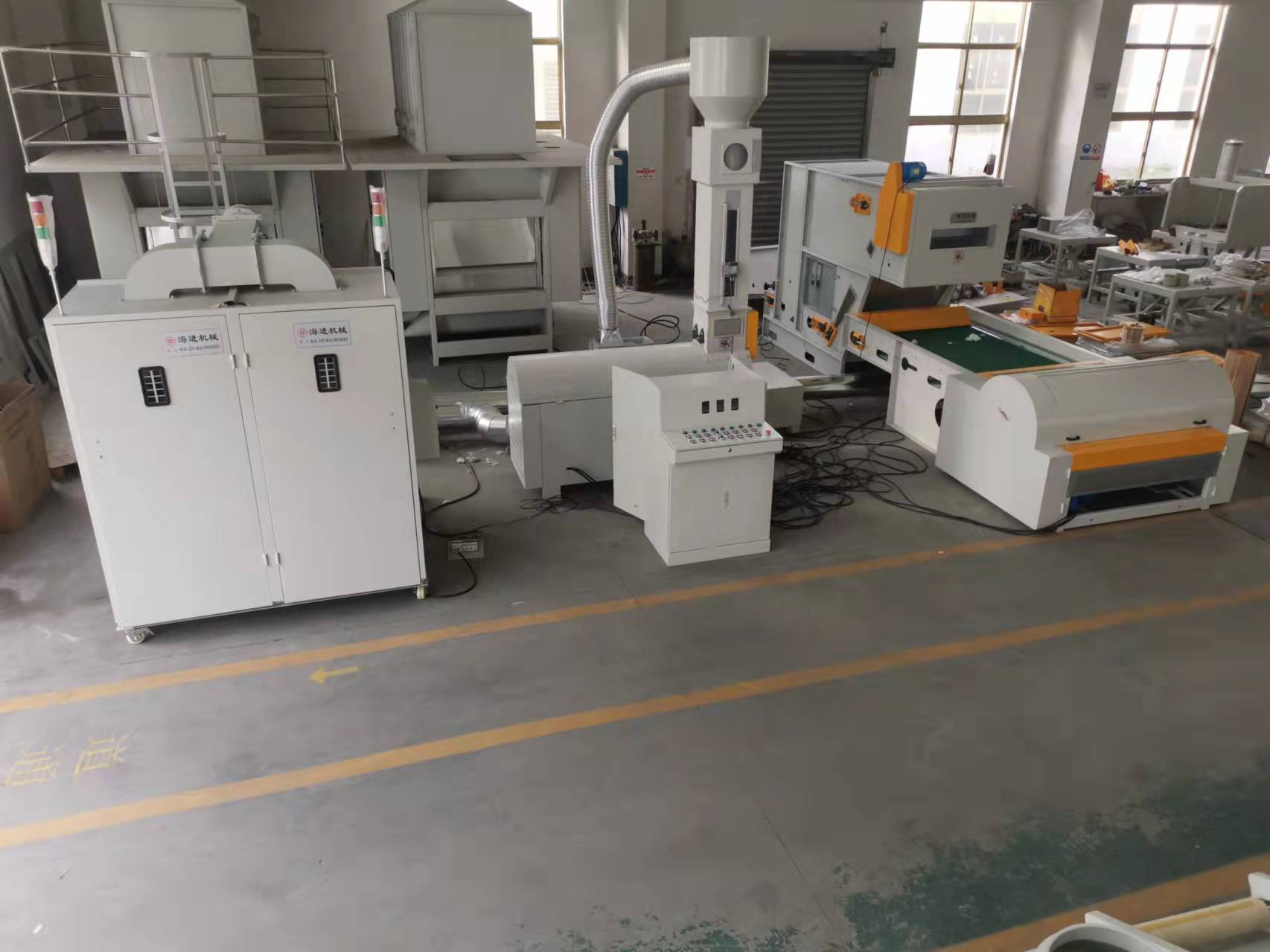 fiber packing machine with bale opener