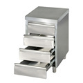 Hot Selling 201/304 Stainless Steel Three Drawer Cabinet for Commercial Kitchens1