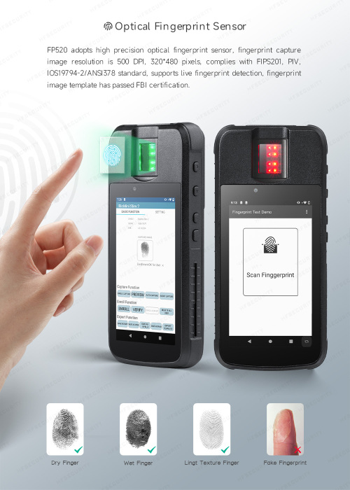 Sawetara fungsi sing diwasa lan stabil scanner bekas driji