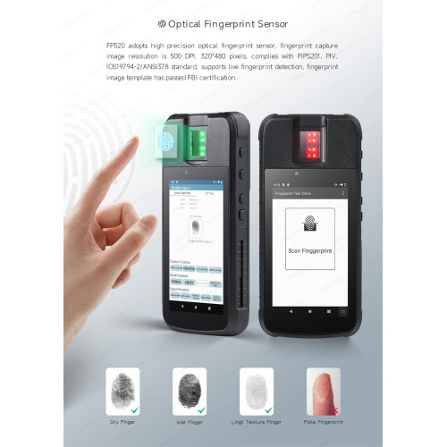 Several mature and stable functions of Fingerprint Scanner