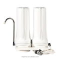 White Countertop Double-Stage Connector Faucet Water Filter System1