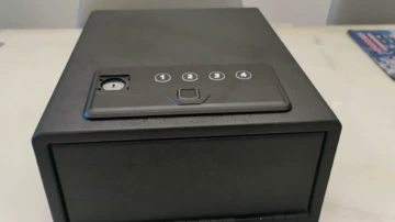 Open the case with the initial code 1234
