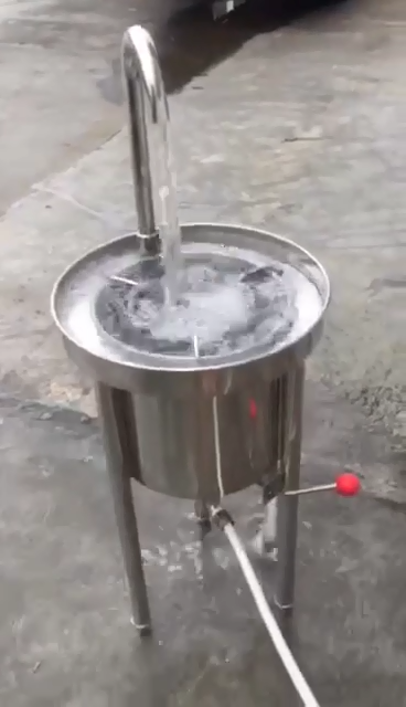 Máquina de lavar de arroz com pressão da água comercial lavadora de arroz de aço inoxidável1