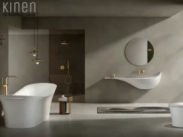 Kinen Sanitary Ware - Double Lever Concealed Basin Mixer 6.090.170-00-000